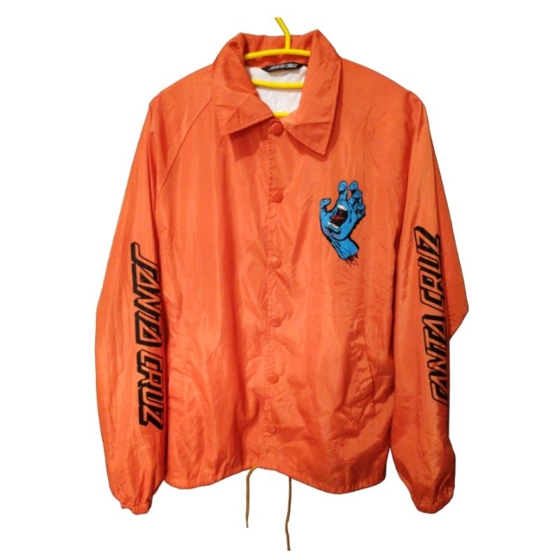 preloved coach jacket by Santa Cruz Original orange