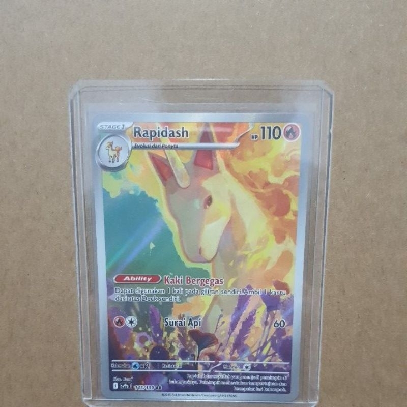 RAPIDASH AR TCG POKEMON INDONESIA / KARTU POKEMON INDONESIA