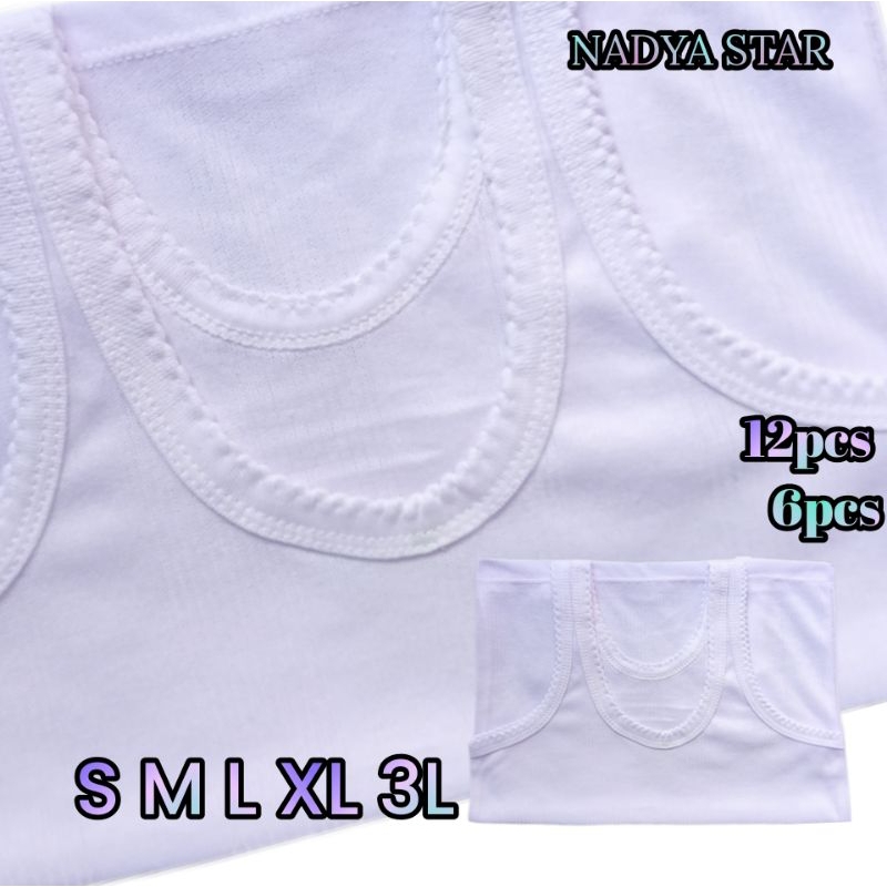 12Pcs Kaos Dalam Anak/ Lusinan Kaos Singlet Anak Motif Salur