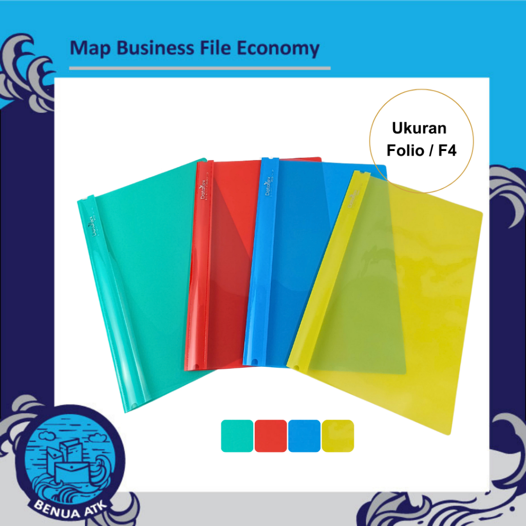 

Dataflex Map Plastik Business File Folio / F4 (12 pcs) - DF-621