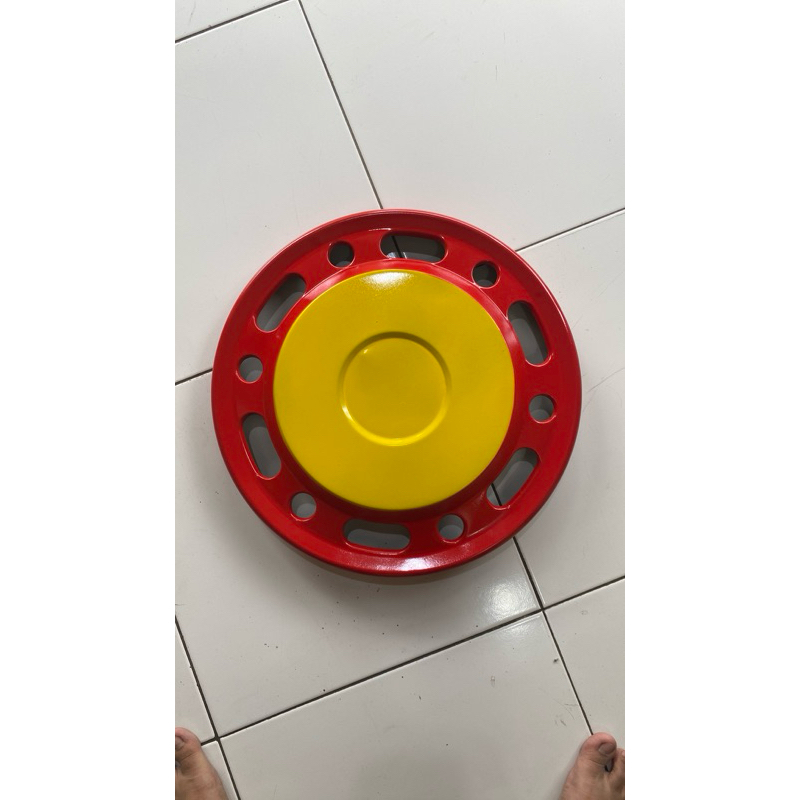 (1Biji) Weldop Adiputro bulat oval ring15&16 Plat besi tebal velg truck engkel canter dan lainnya