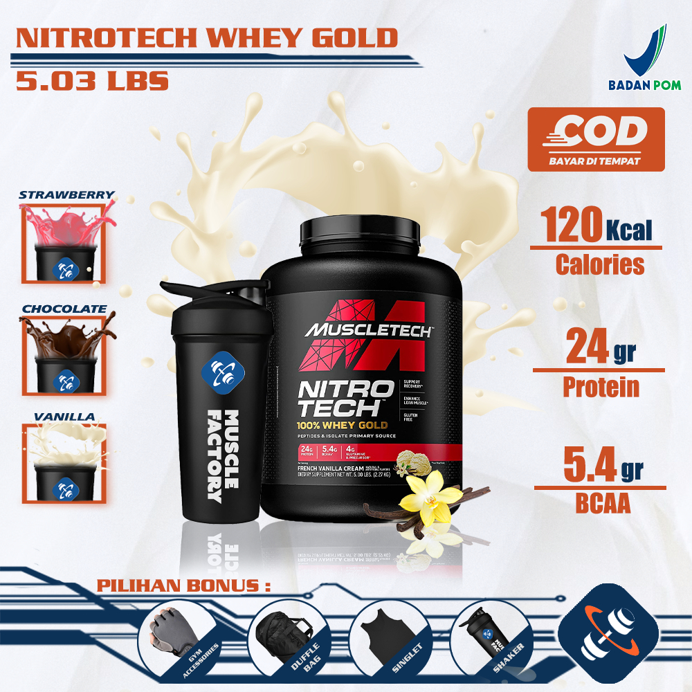Muscletech Nitrotech Whey Gold 5,5 Lbs Nitrotech Whey Gold