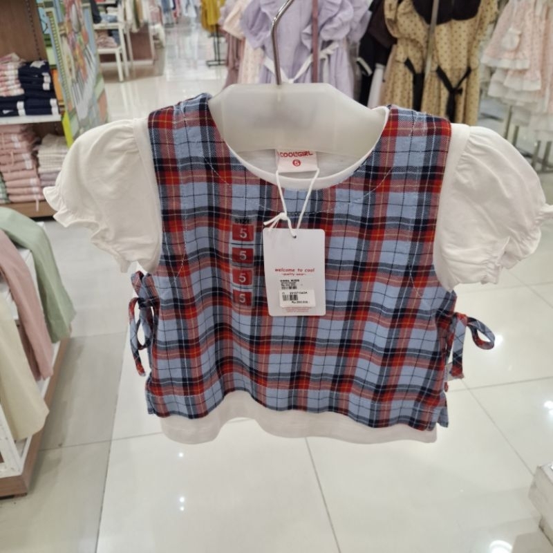 Baju Atasan Blouse Anak Perempuan Cool Kids Original