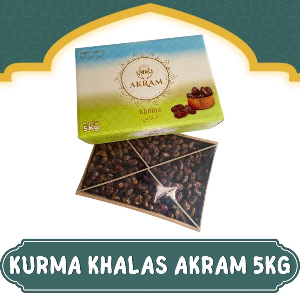 

OLEH OLEH HAJI DAN UMROH KURMA KHALAS DATES CROWN 5KG I KURMA KHOLAS DC 5KG I KHALAS KING DATES UNI EMIRAT ARAB I KHALAS AKRAM 5KG