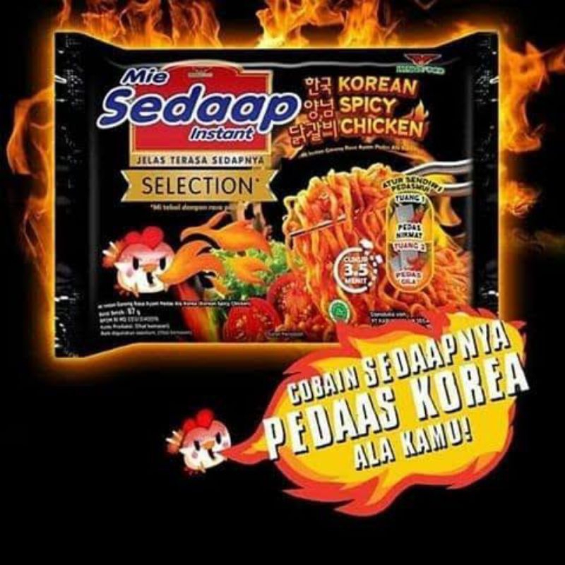 

Mie Sedaap Selection Korean Spicy Chicken 87gr