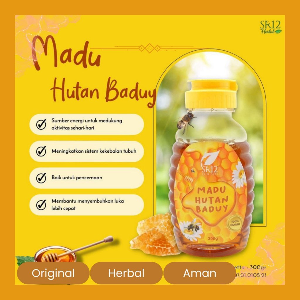 

Madu Hutan Baduy SR12 Murni Asli Tanpa Campuran