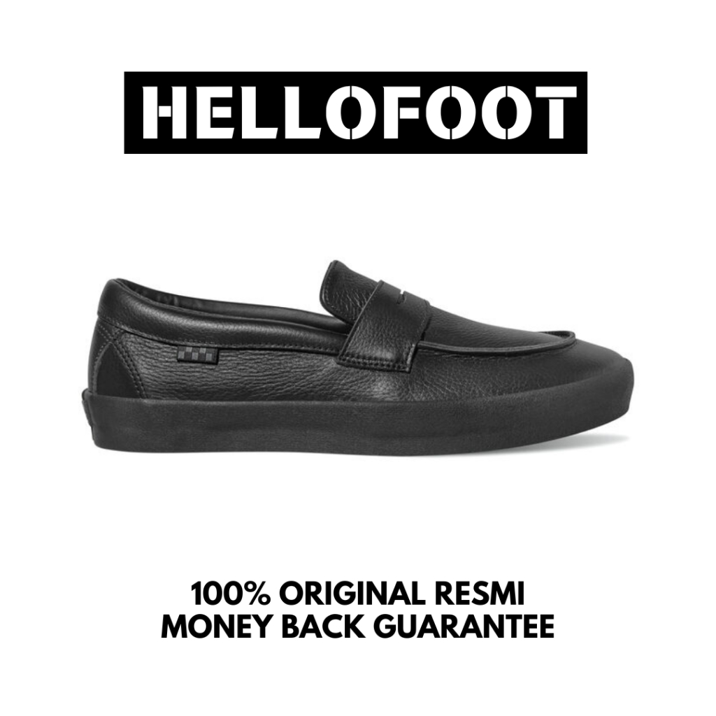 Sepatu Vans Loafer Pro Skate FullBlack  [100% Original Resmi]