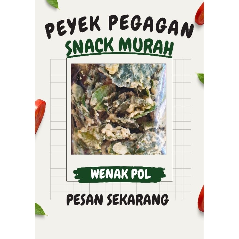 

Kripik pegagan / kripik regedek