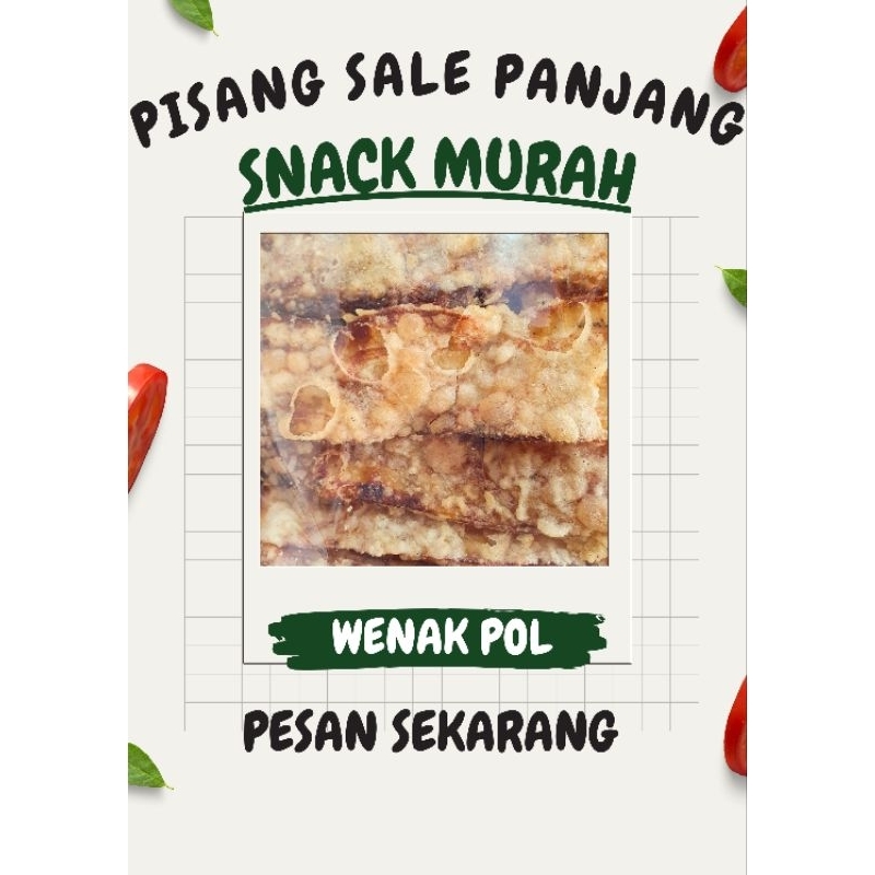 

pisang sale jari / pisang sale panjang