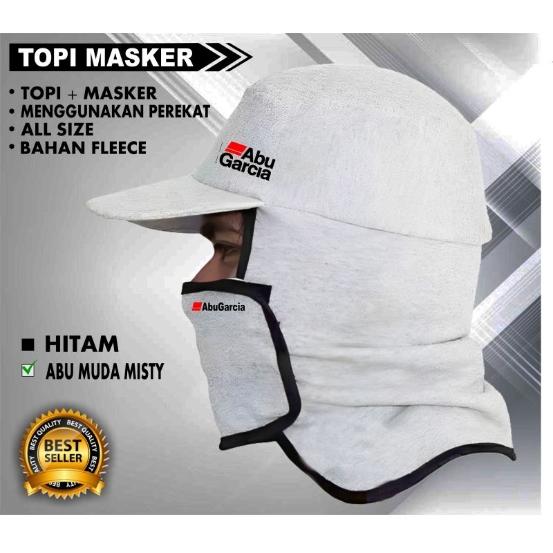 Topi mancing outdoor - topi mancing murah topi mancing masker terlaris - pakain anti uv mancing