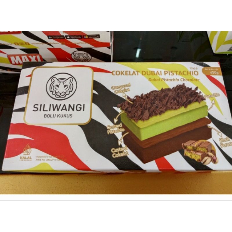 

Bolu Kukus Siliwangi rasa Dubai Chocolate Pistachio