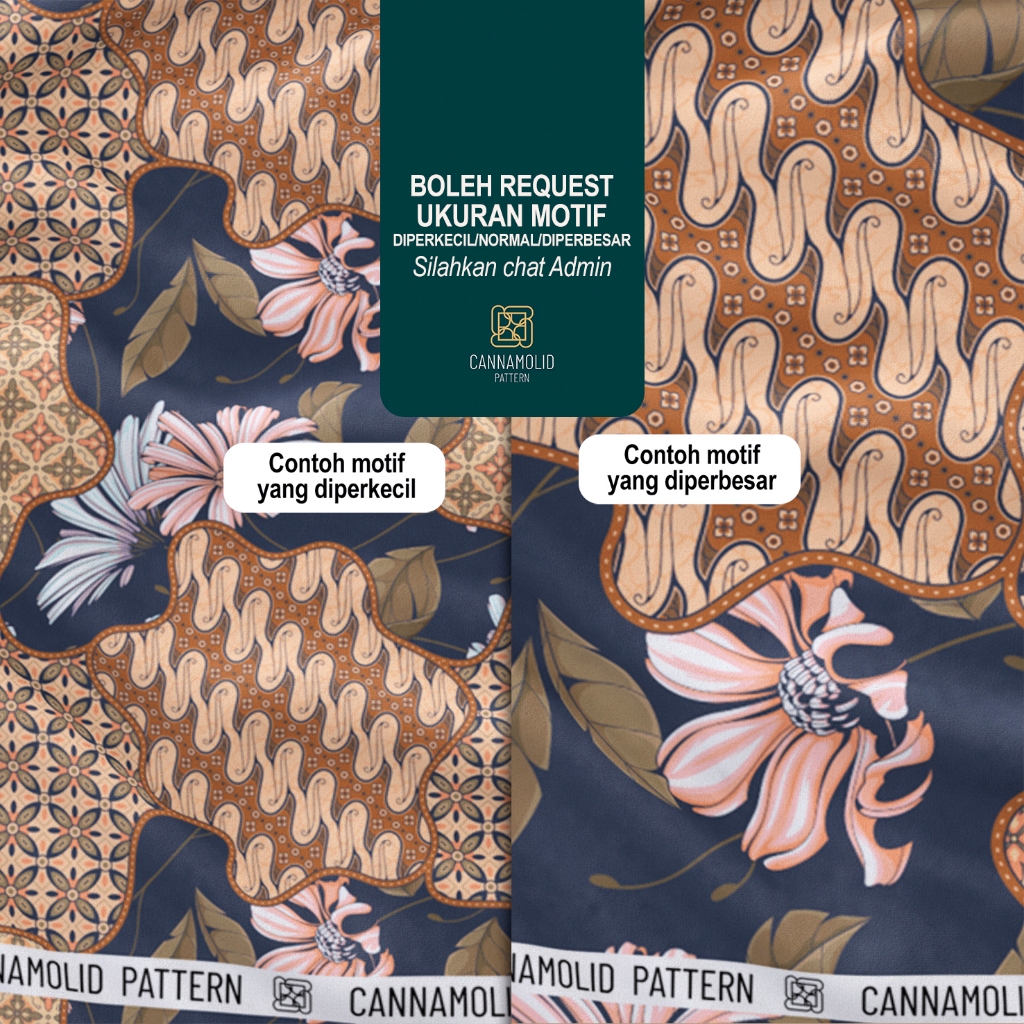 Kain Katun Toyobo Motif BATIK Tradisional Modern Lebar 145cm BATIK