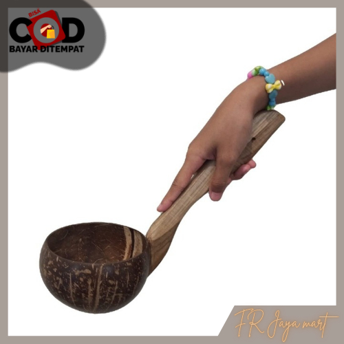 Gayung Air Batok Kelapa Gayung Siraman Batok Kelapa Gagang Kayu