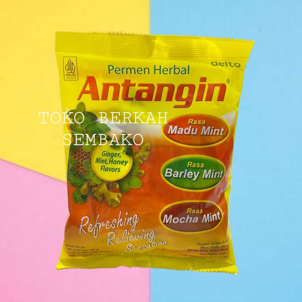

Permen Herbal ANTANGIN Aneka Rasa Ginger Mint, Honey Flavors 100gr