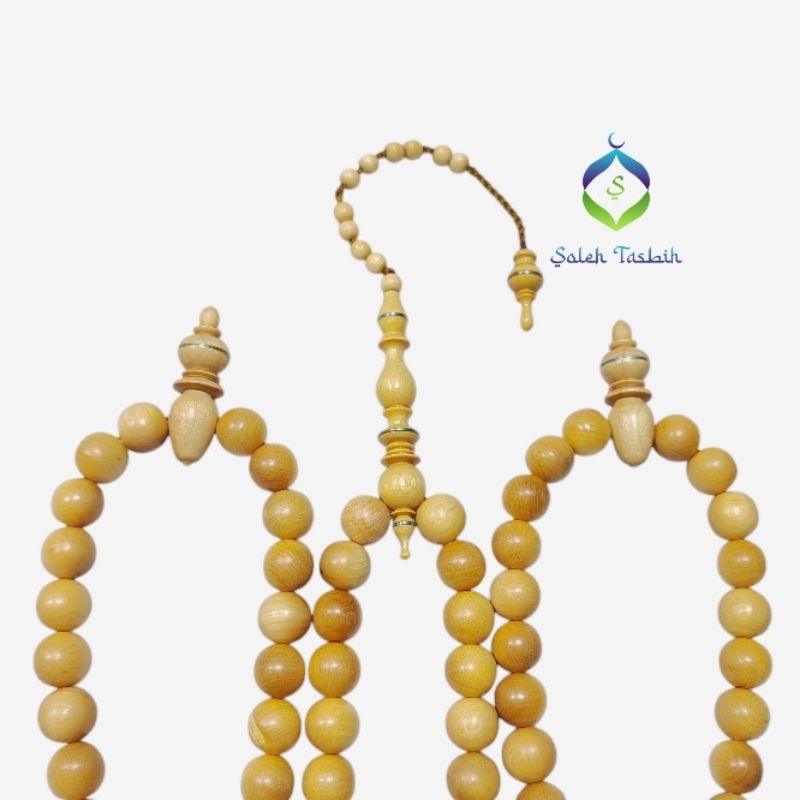 Tasbih Kayu Kemuning Gading Jumbo
