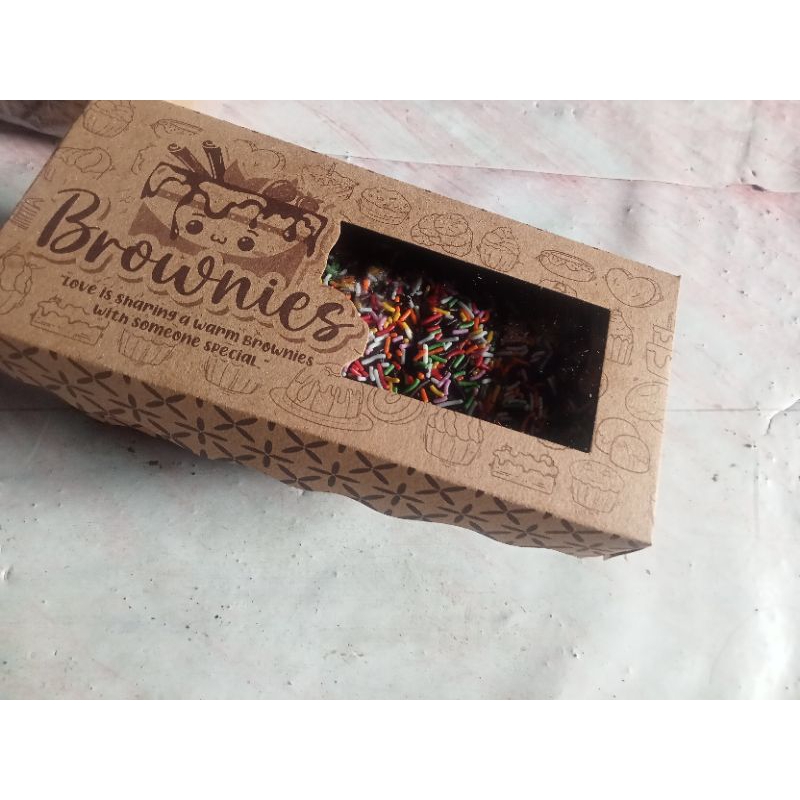 

brownies coklat meses