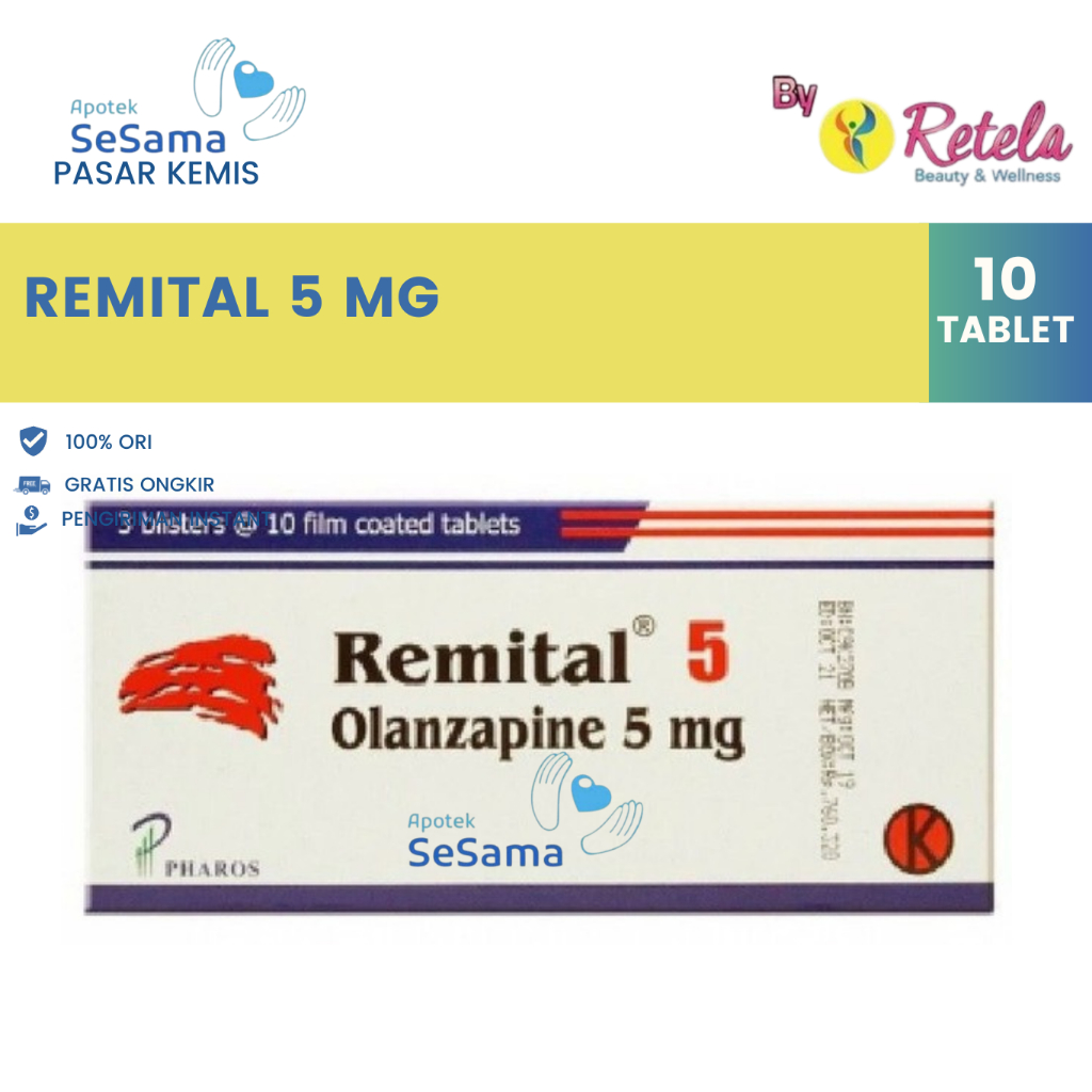 REMITAL 5 MG 1 STRIP 10 TABLET