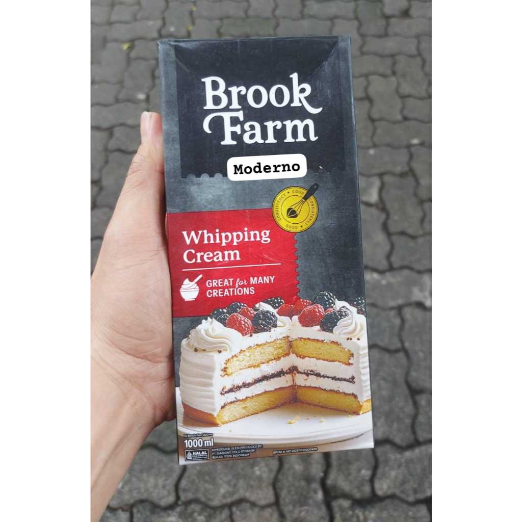 

BROOKFARM WHIPPING CREAM 1000 ML - BROOKFARM WHIPPING CREAM 1 LT
