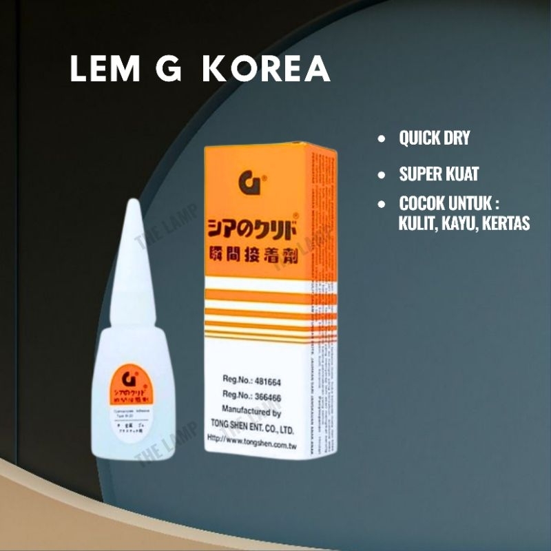 

Lem G Korea / Lem Korea / Lem Serbaguna / Power Glue