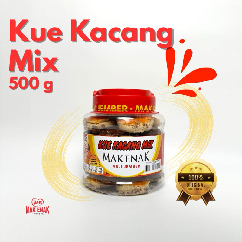 

KUE KACANG MIX 500 GRAM - MAK ENAK ASLI JEMBER OFFICIAL