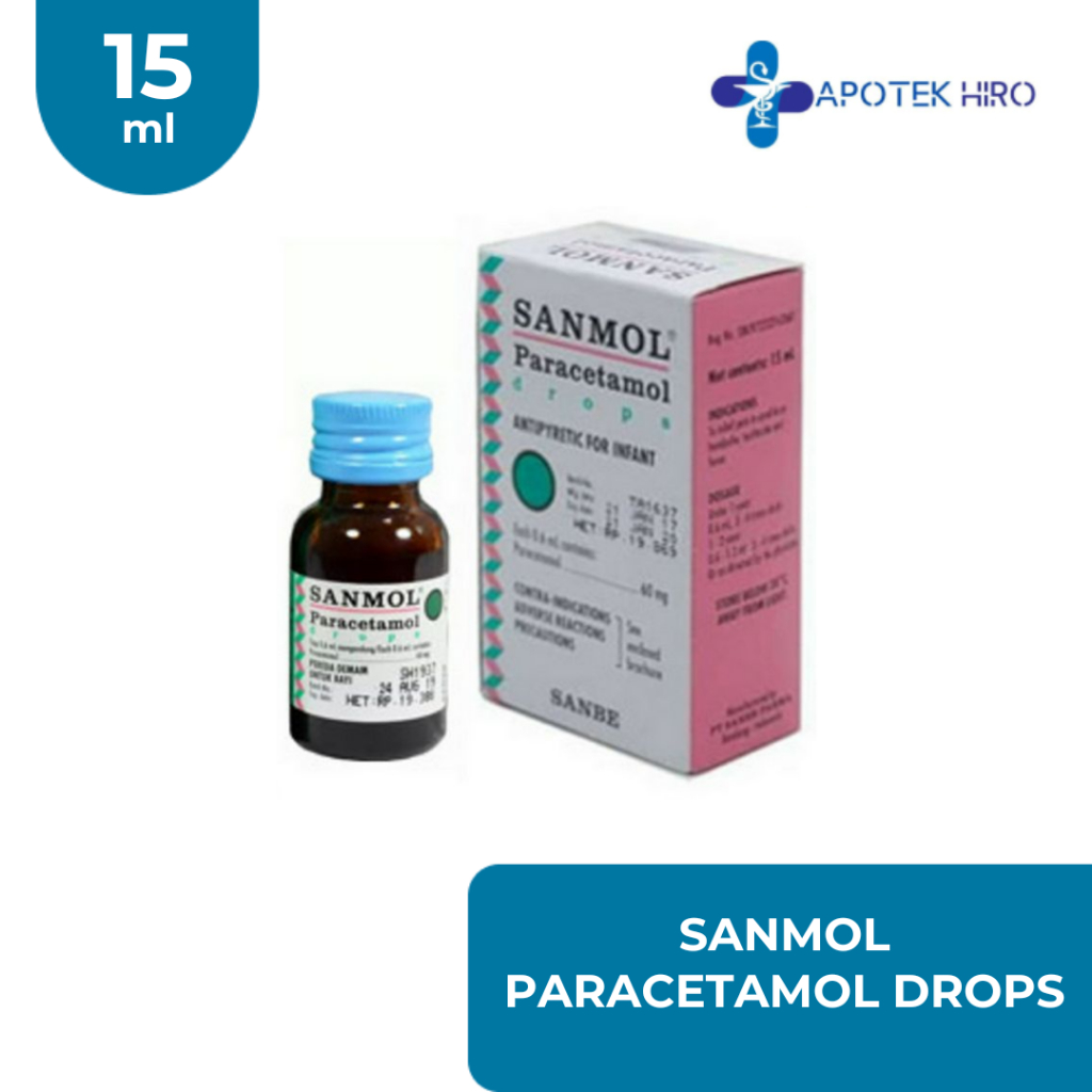 SANMOL PARACETAMOL DROPS 15ML