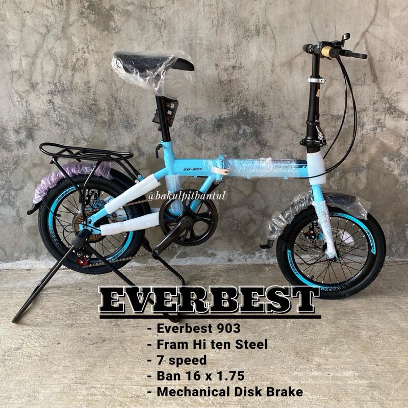 Sepeda Lipat ring 16 Everbest EB 903 | Sepeda Lipat Everbest EB 903 Ukuran 16inch