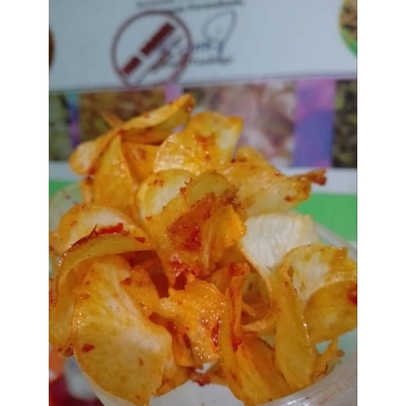 

Keripik ubi pedas manis | keripik danial gorontalo oleh oleh khas gorontalo - bone bolango