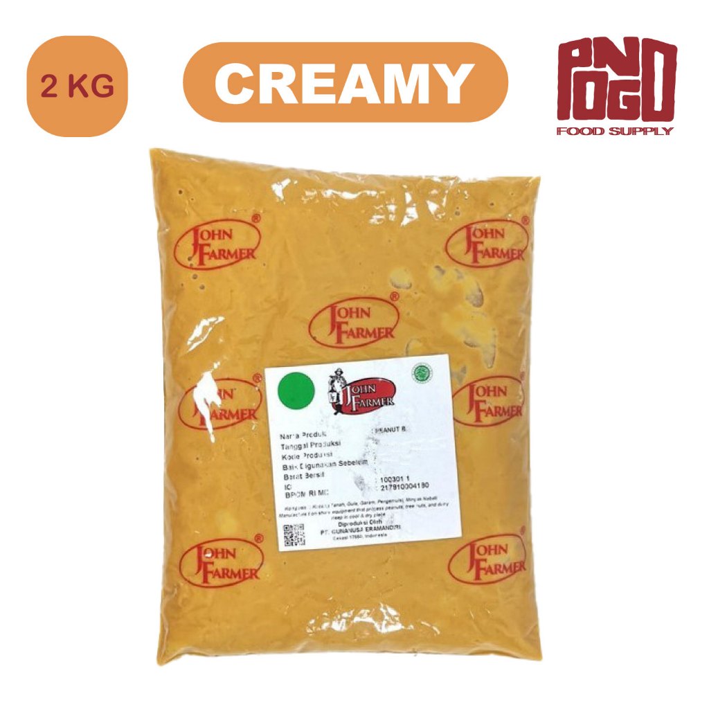 

PEANUT BUTTER JOHN FARMER 2KG CHUNKY | CREAMY | Selai Kacang