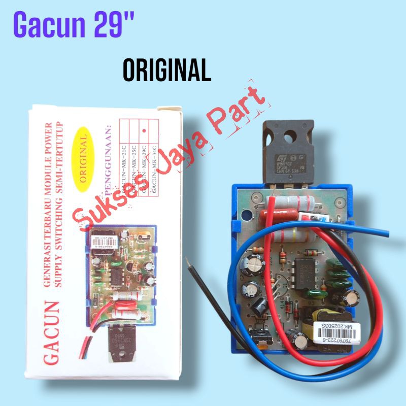 Gacun 29" Original Power Suply Regulator Gacun Asli