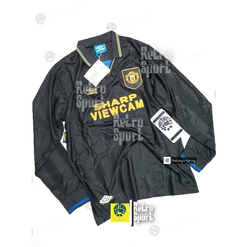 Jersey Bola Vintage — EMYU Retro Away 1993/1994/1995 93/94/95 Kungfu Cantona SS/LS | WeKa A3/GO