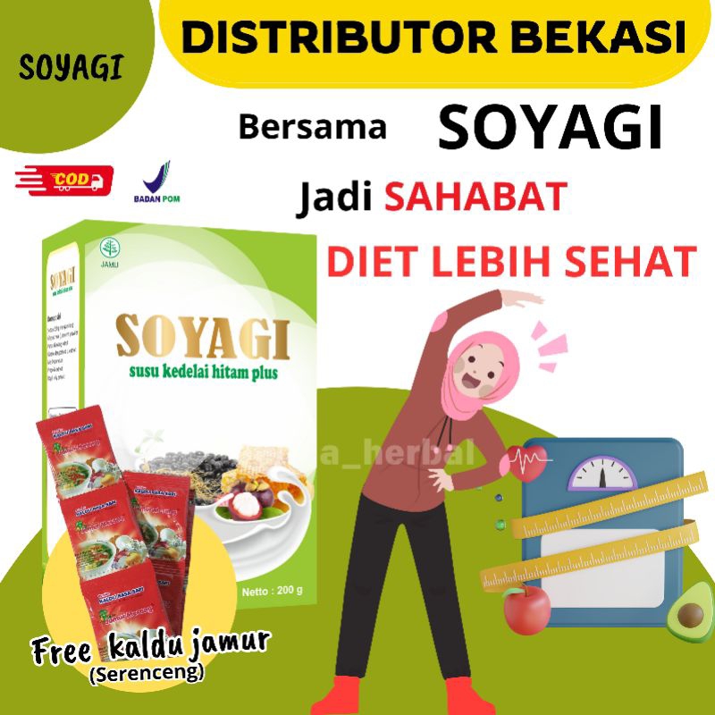 

[BISA COD + GARANSI] SOYAGI SUSU KEDELAI HITAM 1 BOX TEMAN DIET SEHAT SEHARIAN