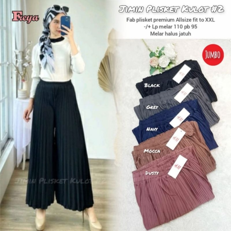 JIMIN PLISKET KULOT - KULOT PLISKET JUMBO