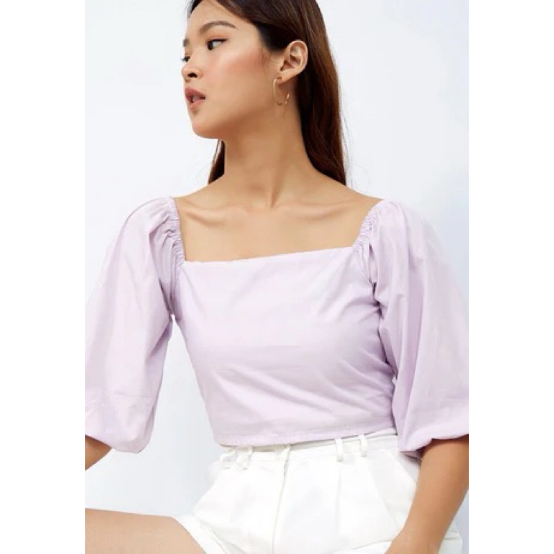 preloved atasan colorbox sabrina lilac