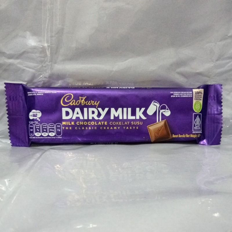 

Cadbury Dairy Milk Chocolate 62g