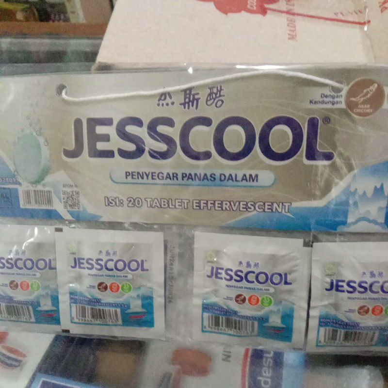 

Jesscool Penyegar Panas Dalam isi 20 tablet
