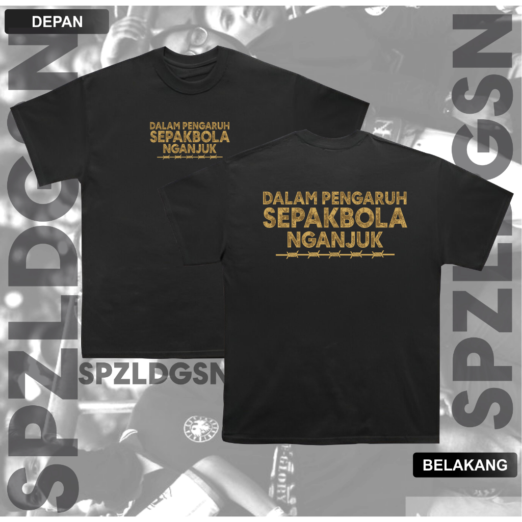 Kaos Suporter Nganjuk Tshirt Dalam Pengaruh Sepakbola Nganjuk katun knitto