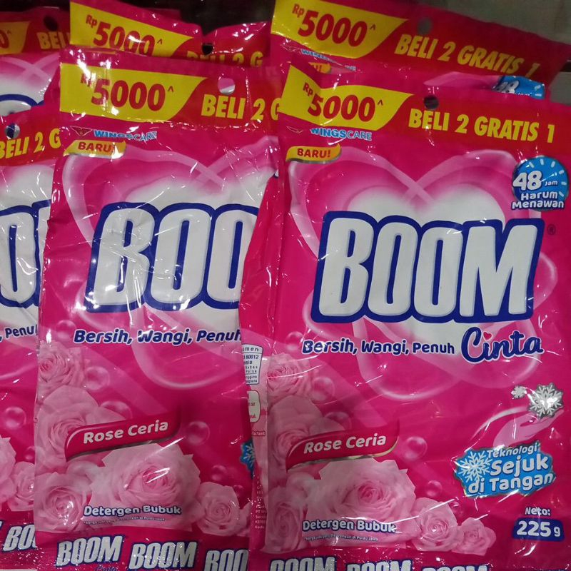 Boom detergen