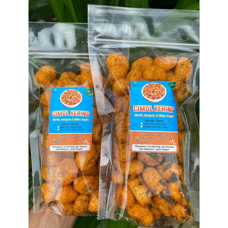 

Cimol Kering pedas daun jeruk 100gr (bukan endog lewo)
