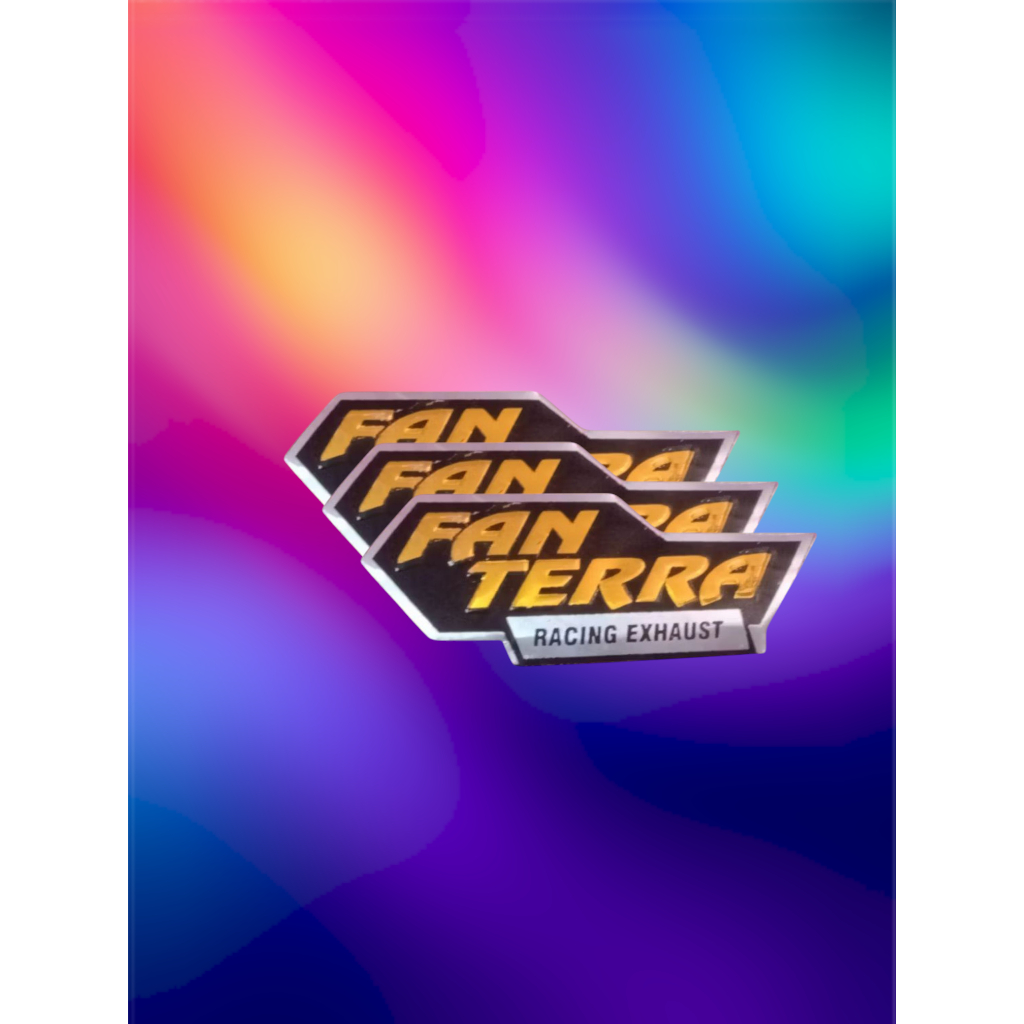 Emblem knalpot fantera All slinceer free paku rivet Motorcycle