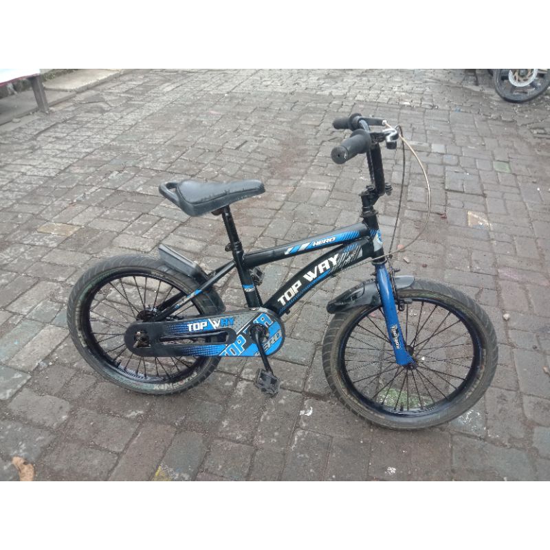 SEPEDA BEKAS UK 18" POLYGON TANGO MORISON ORIGINAL DAN REPAINT (CAT ULANG) / SEPEDA ANAK COWOK SECON