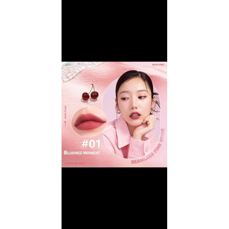 BNB Barenbliss Cherry Makes Cheerful Lip Mousse Velvet Korean Lipcream / Lip Velvet / Blushed Moment