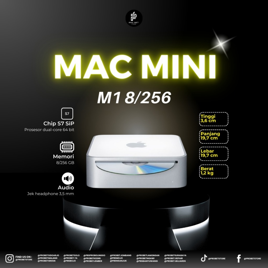 MAC MINI M1 2020 8/256GB SECOND LIKE NEW