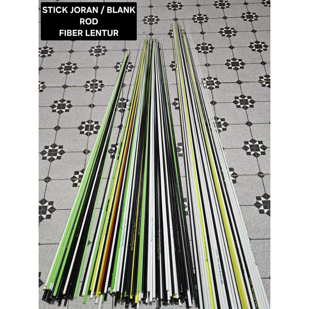 Stick Joran Fiber Lentur / Stik Joran Pancing Fiber Fleksibel / Blank Rod Fiber Flexible 90cm 100cm 