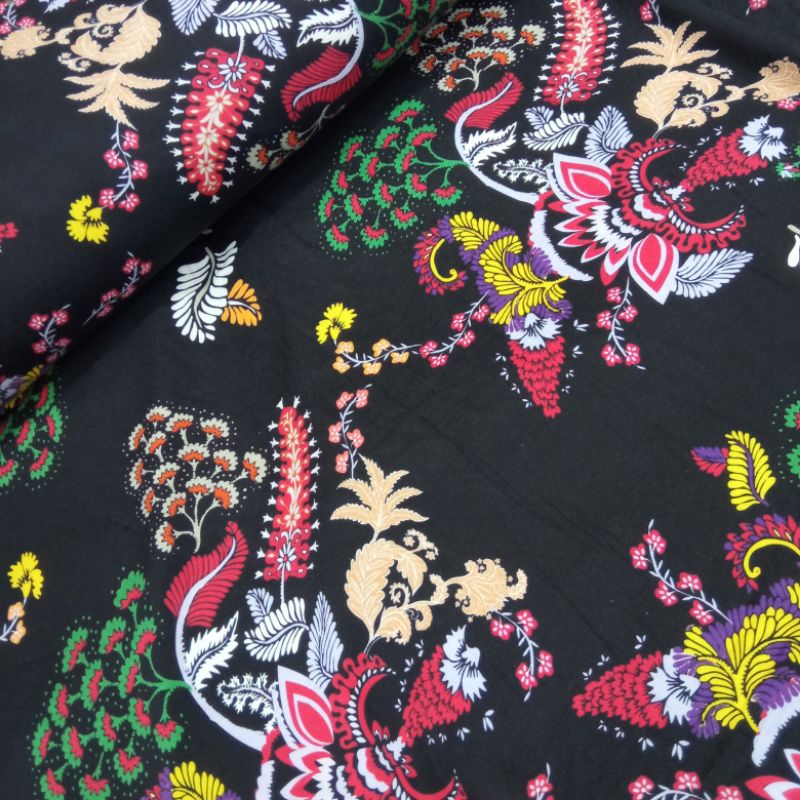 KAIN KARUN RAYON PREMIUM GARMENT BATIK BERWARNW