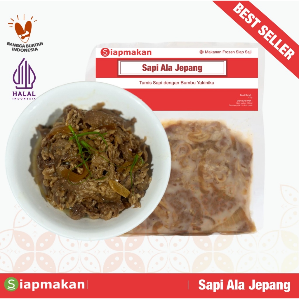 

Sapi ala Jepang Tumis Daging Sapi dengan Bumbu Yakiniku Per Porsi Siap Makan