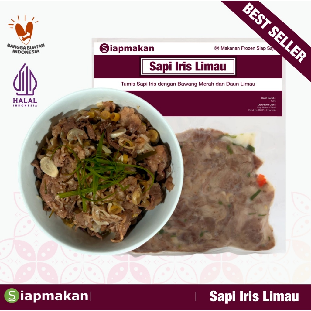 

Sapi iris Limau Tumis Daging Sapi dengan Bumbu rempah spesial per Porsi Siap Makan