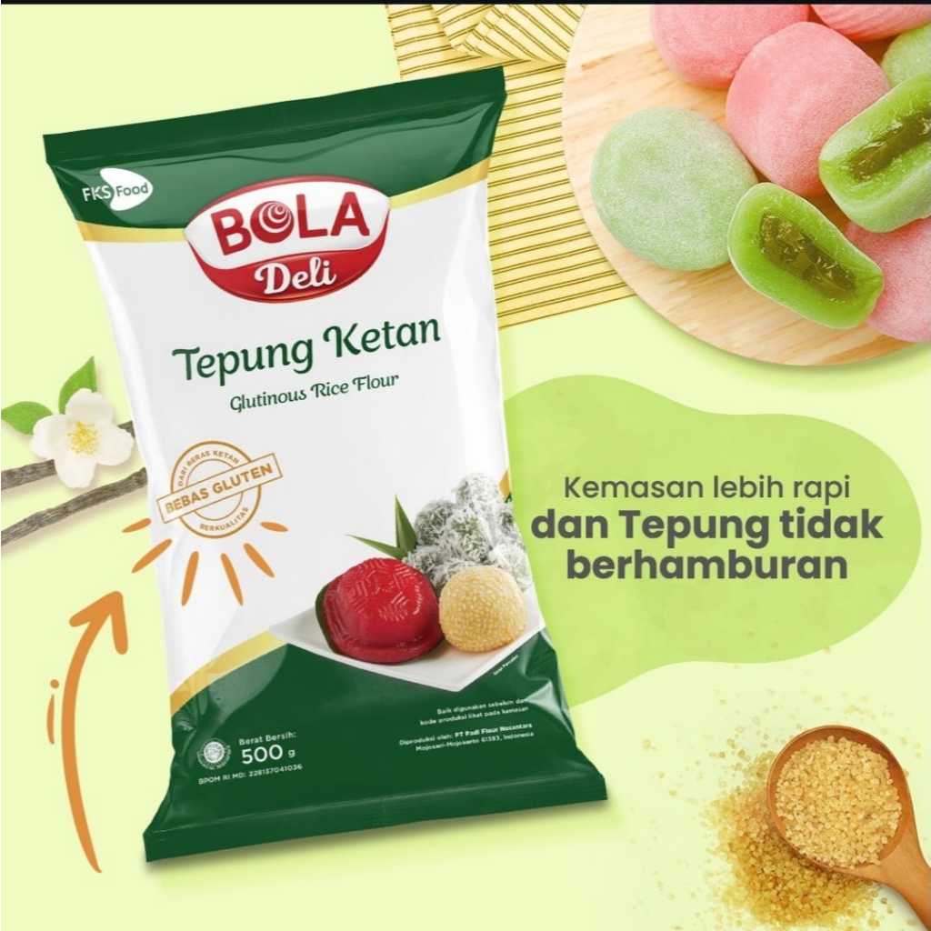 

Tepung Ketan Bola Deli 500gr