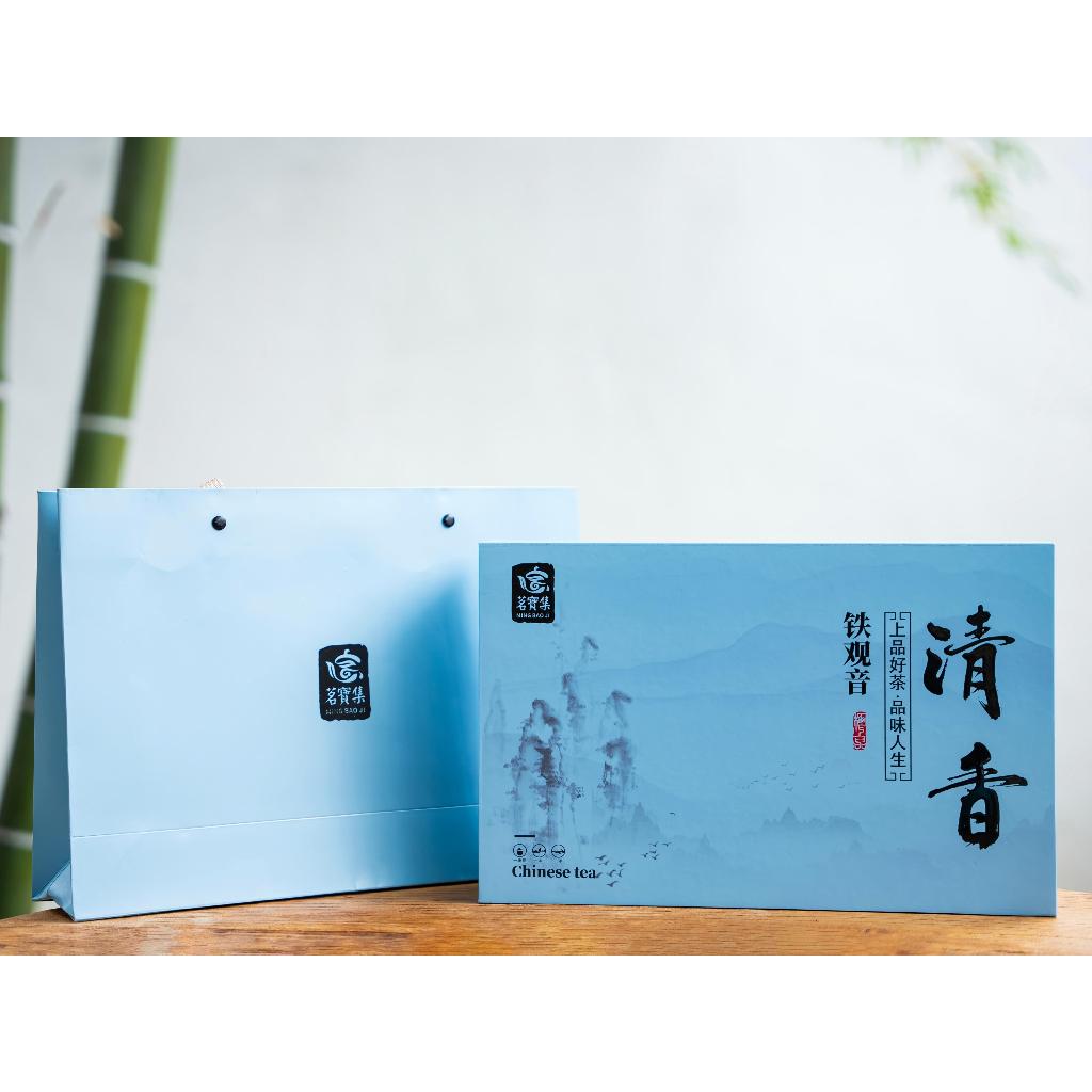 

MING BAO JI Chinese Tea Isi 30 Sachet Teh Tie Guan Yin铁观音清香 Teh China Aroma Bunga Anggrek