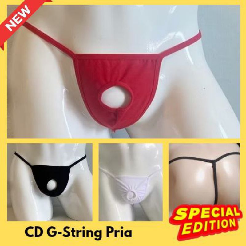 Celana Dalam Gstring Pria Buka Tengah Tali Satu Import Premium-O