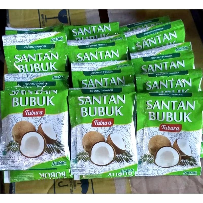 

Santan Bubuk Tabura 13gr 1 renteng (10 sachet)